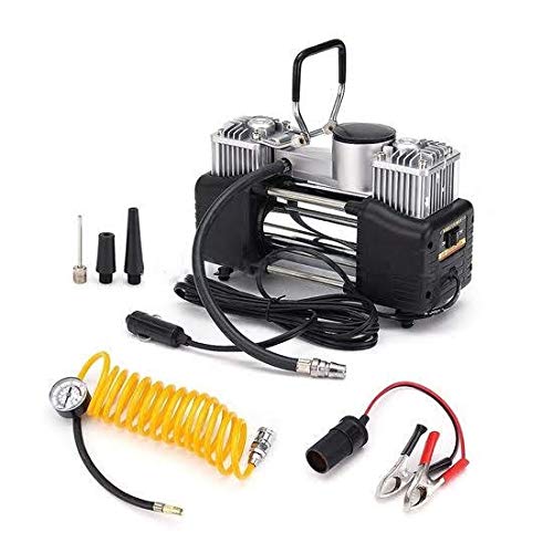 Portable Air Compressor Pump 150 PSI, 12V 140W Auto Car Tire Inflator Gauge