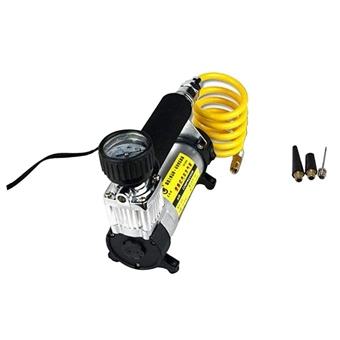 Homyl 12V Car Heavy Duty Air Compressor Tyre Inflator Pump with Cable Car 35 L/MIN