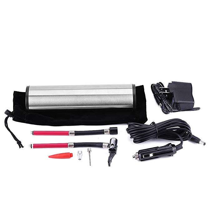 Fdit Electric Tire Inflator Pump Auto Hand-Held Electric Mini Air Inflator with 150PSI 110-240V(US)