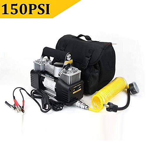 Goodg Premium 12V DC Tire Air Compressor Pump, Portable Auto Tire Inflator