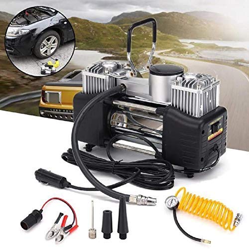 Goodg Portable Air Compressor Pump, Auto Tire Inflator, 12V 150 PSI Tire Pump for Car,