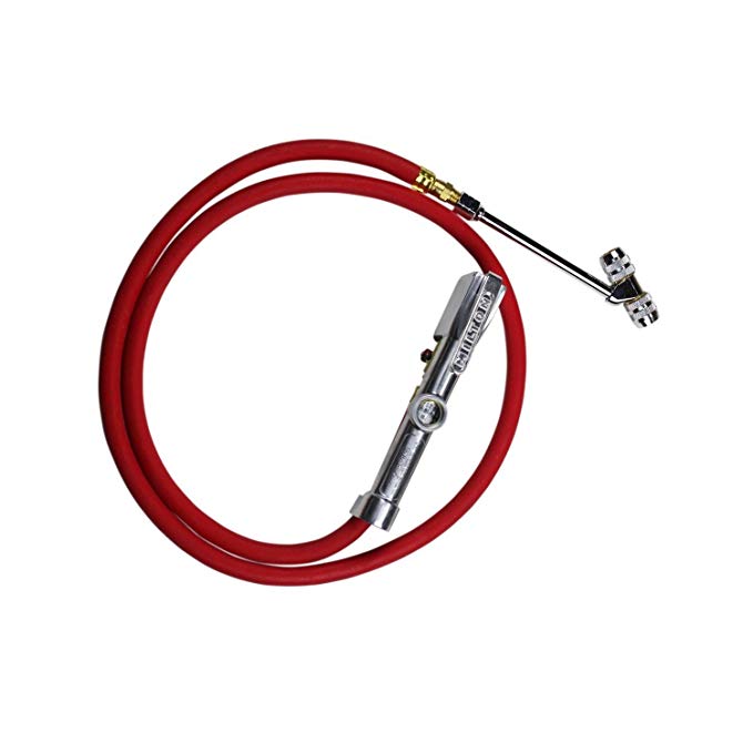 Milton (553) Heavy-Duty Truck Tire Inflator Gauge with 5 ft. Air Hose