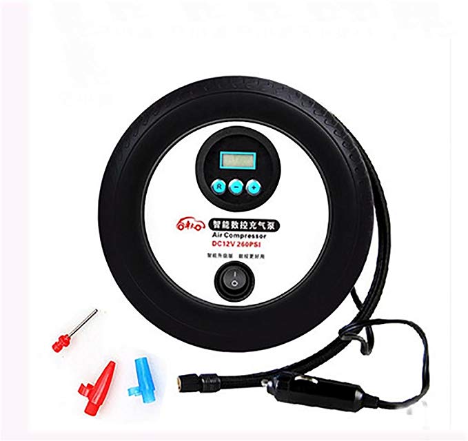 RUIRUI Premium Digital Tire Inflator ¨C Electric 12v DC Portable Auto Air Compressor